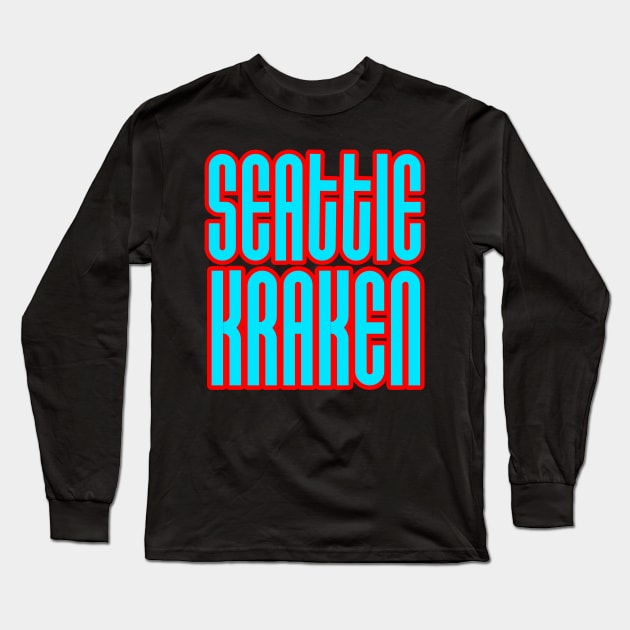 Kraken seattle Long Sleeve T-Shirt by Cahya. Id